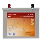 Аккумулятор LP LiFePO4 12V - 60 Ah (BMS 80A/40A) металл