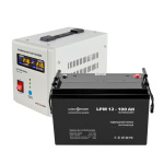 Комплект резервного питания для котла ИБП 500 + AGM батарея 1300W
