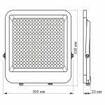 LED прожектор VIDEX PREMIUM F2 200W 5000K - Зображення 4