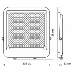 LED прожектор VIDEX PREMIUM F2 200W 5000K - Зображення 4