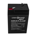 Акумулятор AGM LP 6V - 4.5 Ah Silver - Зображення 2