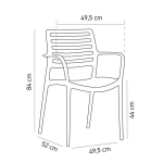 Крісло Tilia Louise XL сірий цемент - Зображення 7