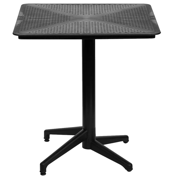 Стіл з відкидною стільницею Tilia Moon 70x70 см чорний