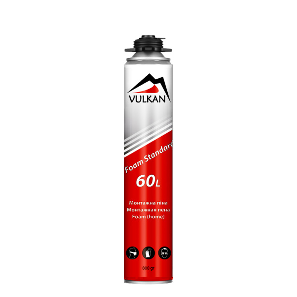 Піна монтажна VULKAN Home 750 мл