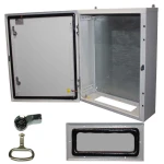 Бокс монтажний BW t=1,0-(400х400х350) IP54 У2 без панелі, метал. замок