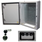 Бокс монтажний BW t=1,2-(200х300х150) IP54 У2 без панелі, пласт. замок