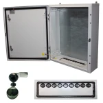 Бокс монтажний BW t=1,2-(600х1000х300) IP54 У2 без панелі, пласт. замок