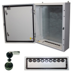 Бокс монтажний BW t=1,2-(600х800х300) IP54 У2 без панелі, пласт. замок