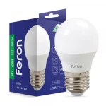 Світлодіодна лампа Feron LB-380 G45 230V 4W 340Lm E27 4000K (4915)
