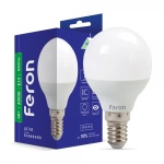Світлодіодна лампа Feron LB-745 P45 230V 6W 520Lm E14 4000K (5029)