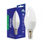 Світлодіодна лампа Feron LB-737 C37 230V 6W 520Lm E14 4000K (5035)