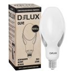 Світлодіодна лампа DELUX OLIVE 100w Е40 6000K адаптер