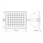 LED прожектор автономний  VIDEX 30W 5000K 3.2V 3ШТ - Зображення 5