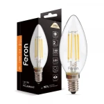 Світлодіодна лампа Feron LB-158 C37 230V 6W 600Lm E14 2700K (5236)