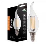 Світлодіодна лампа Feron LB-159 CF37 230V 6W 600Lm E14 4000K (5239)