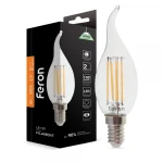 Світлодіодна лампа Feron LB-159 CF37 230V 6W 600Lm E14 4000K (5239)