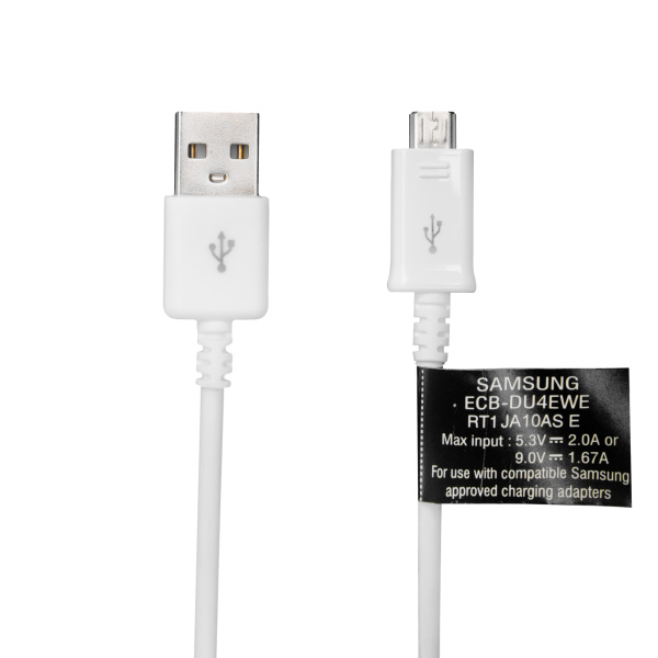 Кабель USB - micro USB 1.5 м (2.1А) OEM White