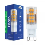 Світлодіодна лампа Feron LB-432 230V 4W 51leds G9 2700K 350m (5291)