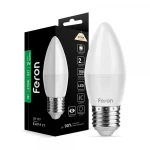 Світлодіодна лампа Feron LB-197 C37 230V 7W 700Lm E27 2700K (5552)