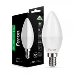 Світлодіодна лампа Feron LB-197 C37 230V 7W 720Lm E14 4000K (5555)