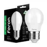 Світлодіодна лампа Feron LB-195 G45 230V 7W 720Lm E27 4000K (5557)