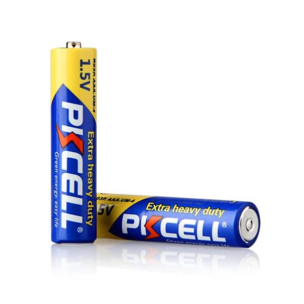 Батарейка сольова PKCELL 1.5V AAA/R03, 2 штуки в блістері ціна за блістер, Q12