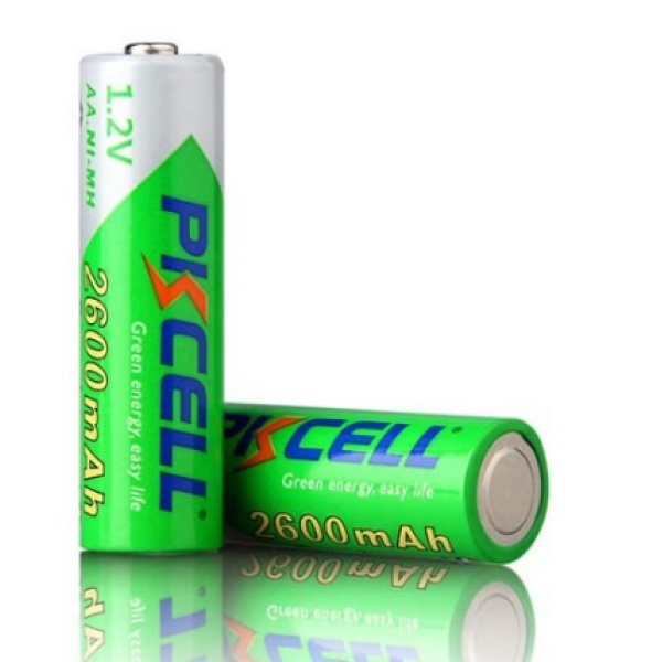 Аккумулятор PKCELL 1.2V AA 2600mAh NiMH Already Charged, 2 штуки у блістері ціна за блістер, Q12
