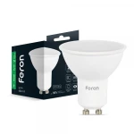 Світлодіодна лампа Feron LB-196 MRG GU10 230V 7W 620Lm 4000K (5563)