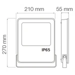 Прожектор світлодіодний LEOPAR-50 50W 6400K - Зображення 3