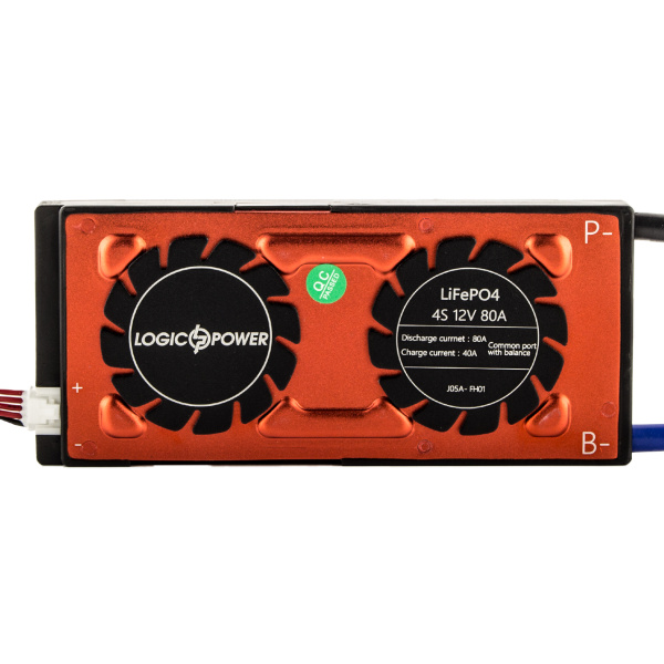 BMS плата LiFePO4 12V 4S 80A симметрия