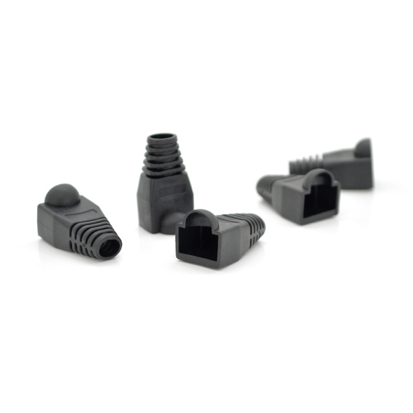 Ковпачок ізолюючий Merlion RJ-45 Black Cat.5/Cat.6 (100 шт/уп.) Q100
