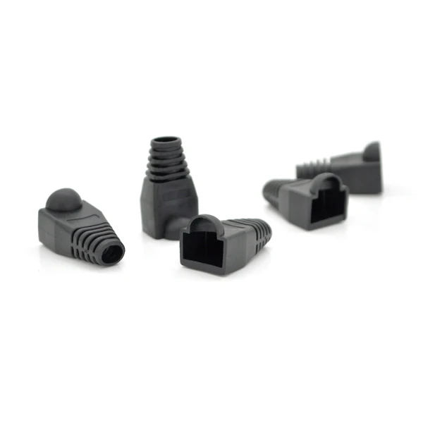 Ковпачок ізолюючий Merlion RJ-45 Black Cat.5/Cat.6 (100 шт/уп.) Q100