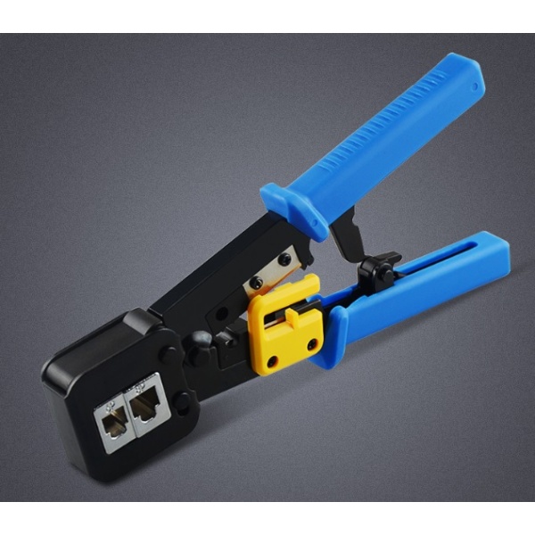 Інструмент Merlion EZ-RJ45 з храповиком для обтискача RJ45 (8P8C) та RJ-12/11 (6P6C), 4P/6P/8P