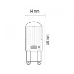 Світлодіодна лампа MEGA-3 3W G9 2700К - Зображення 2
