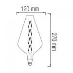 Світлодіодна лампа Filament PARADOX 8W Е27 Amber - Зображення 2