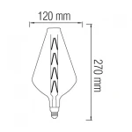 Світлодіодна лампа Filament PARADOX 8W Е27 Amber - Зображення 2