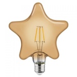 Світлодіодна лампа FILAMENT RUSTIC STAR-6 6W E27 2200К