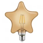 Світлодіодна лампа FILAMENT RUSTIC STAR-6 6W E27 2200К
