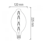 Світлодіодна лампа Filament ENIGMA 8W Е27 Amber - Зображення 2