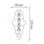 Світлодіодна лампа Filament ORIGAMI 8W Е27 Amber - Зображення 2