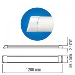 Світлодіодний світильник TETRA-40 40W 6400K - Зображення 2