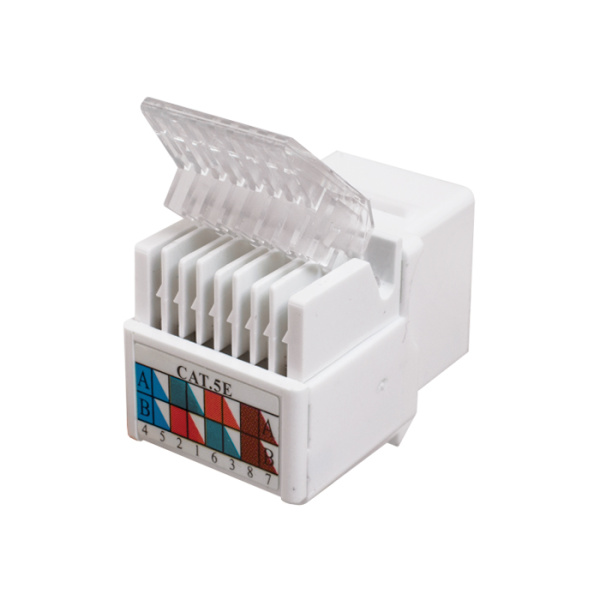 Модуль вузький Keystone Jack RJ-45 кат.5e UTP, 17,2 мм, Q50