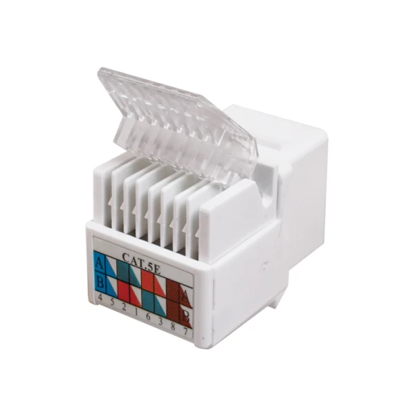 Модуль вузький Keystone Jack RJ-45 кат.5e UTP, 17,2 мм, Q50