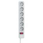 Фильтр-удлинитель сетевой LogicPower LP-X6, 6 розеток, цвет-серый, 1,8 m - Зображення 2
