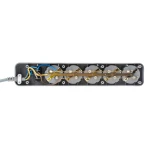 Фильтр-удлинитель сетевой LogicPower LP-X6, 6 розеток, цвет-серый, 1,8 m - Зображення 4