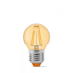LED лампа VIDEX Filament G45FA 4W E27 2200K бронза - Зображення 2
