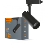LED світильник трековий VIDEX 10W 4100K чорний - Зображення 5