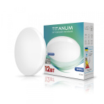 LED світильник настінно-потоловий TITANUM 12W 4100K Матовий