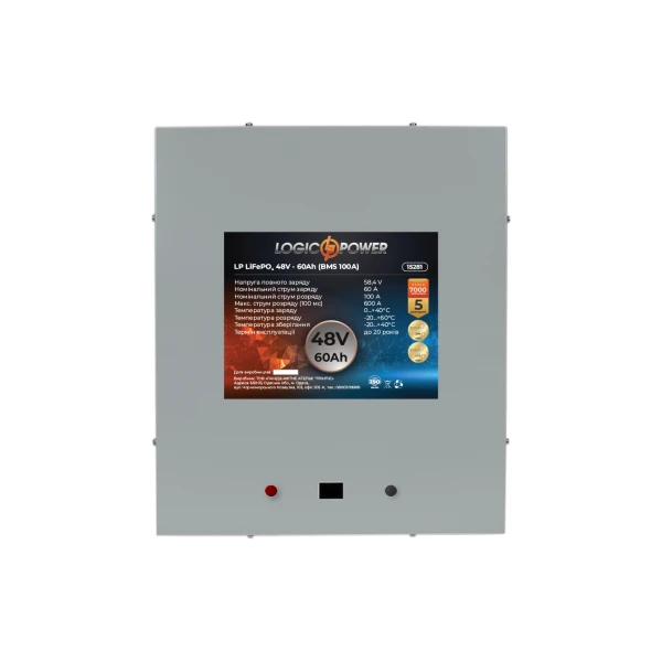 Аккумулятор LP LiFePO4 48V - 60 Ah (BMS 100A) металл
