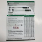 Динамометричний ключ 1/2" TOPTUL 535mm 40-210Nm ANAF1621 - Зображення 5